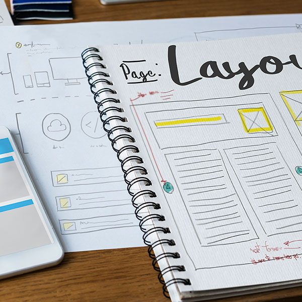 Webdesign für Startseite